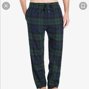 Polo Ralph Lauren Green and Blue Plaid Medium Pajama Pants